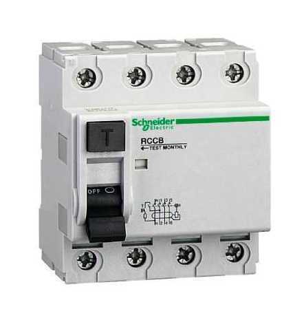УЗО Schneider Electric Multi9 4P 40А 30мА (AC)