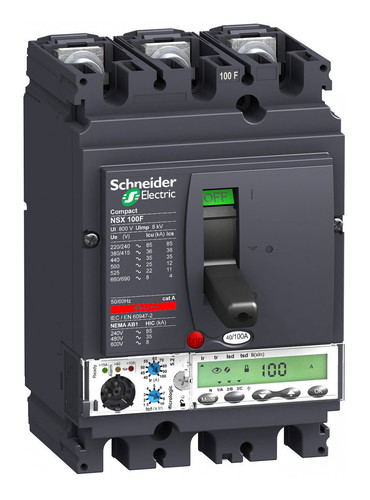Силовой автомат Schneider Electric Compact NSX 100, Micrologic 5.2 A, 36кА, 3P, 100А