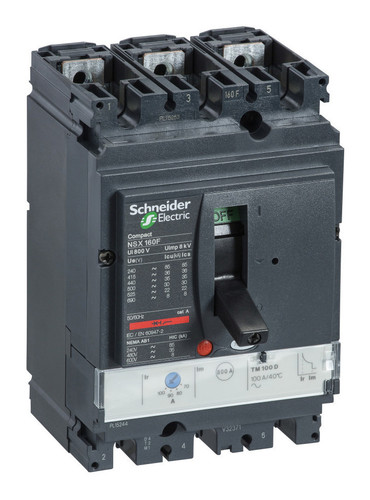 Силовой автомат Schneider Electric Compact NSX 160, TM-D, 50кА, 3P, 100А