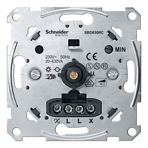 Механизм поворотно-нажимного светорегулятора Schneider Electric Коллекции Merten, 20-630Вт