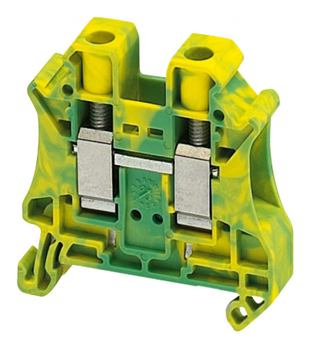 Клемма для заземления с винтовым зажимом Schneider Electric TERMINAL 10 мм², желто-зеленый, NSYTRV102PE
