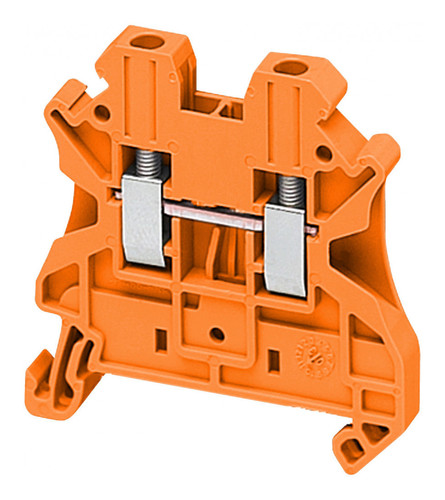 Клеммник винтовой проходной Schneider Electric Linergy TR 2,5 мм², оранжевый, NSYTRV22AR