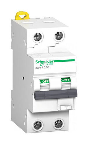 Дифавтомат Schneider Electric Acti9 2P 16А ( C ) 10 кА, 30 мА ( AC ), A9D07216