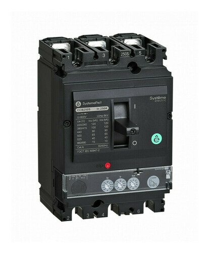 Силовой автомат Systeme Electric SystemePact CCB, 50кА, 3P, 160А, SPC160N16022L3DF