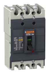 Силовой автомат Easypact EZC 100, TM-D, 30кА, 3P, 25А