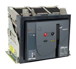 Воздушный автомат EasyPact MVS ET2I 800А 3P, 50кА, электронный, стационарный, MVS08N3MF2L