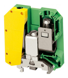 Клемма для заземления с винтовым зажимом TERMINAL 50 мм², желто-зеленый, NSYTRV502PE