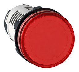 Лампа сигнальная Harmony, 22мм, 220В, AC, Красный