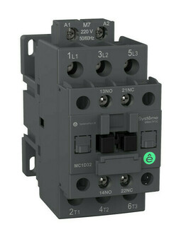 Контактор Systeme Electric SystemePact M 3P 25А 380В AC 11кВт, MC1D25Q7