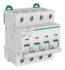 Автоматический выключатель Systeme9, 4полюса, 20А, B, 6кA