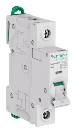 Автоматический выключатель Systeme9, 1полюс, 2А, B, 10 кА