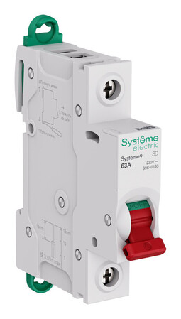 Systeme Electric Systeme9 Выключатель нагрузки (ВН) 1P 63A 230В