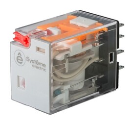 Systeme Electric Реле 6A 4CO 110VAC тест кнопка LED