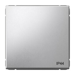 Переключатель 1-клавишный IP44 Systeme Electric ARTGALLERY, скрытый монтаж, быстрозажимные клеммы, алюминий