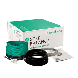 Systeme Electric Теплый пол кабельная секция STEP BALANCE, SBC018014, 18 Вт/м, 14 м, S м²:1-1,8. Шаг, см: 7-12,5