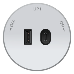 Systeme Electric MultiTrack Розетка 2хUSB (тип А+С) 18Вт, 5В/3А Белый