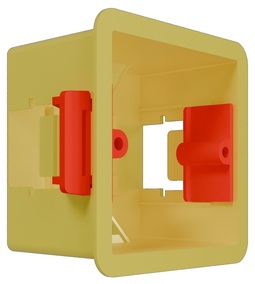 Systeme Electric Systeme Infinity Желтый Коробка монтажная нестыкуемая 87х87 для гипсокартона