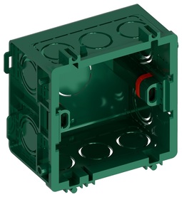Systeme Electric Systeme Infinity Зеленый Коробка монтажная 87х87 для кладки или бетона